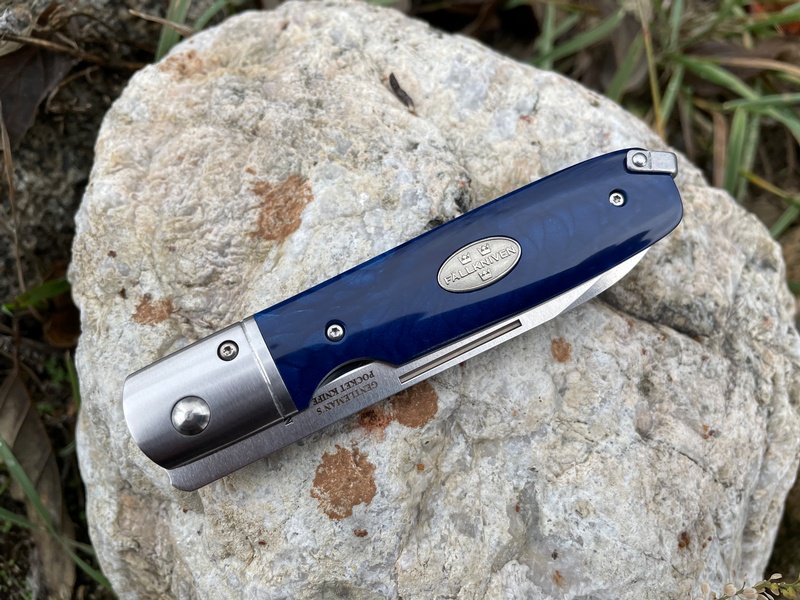 Fallkniven Gentlemans Pocket Knife Blue Snake photo
