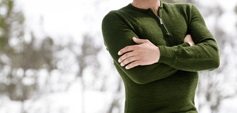 Woolpower Zip Turtleneck 200 Green photo