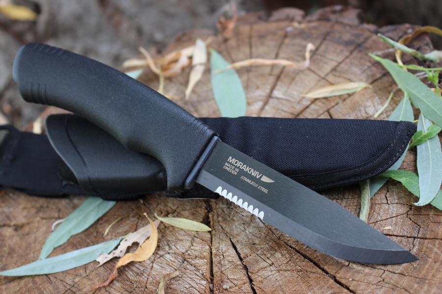 Mora Knives Bushcraft black serrated OFFER! photo