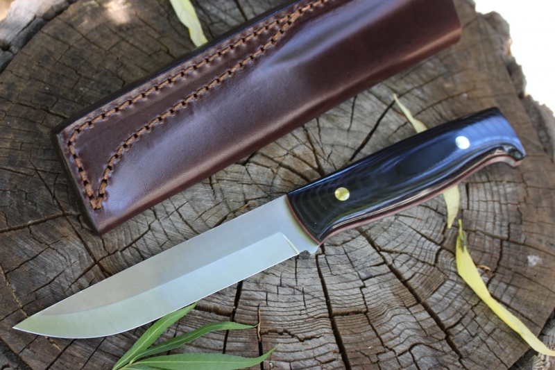 Brisa Camper Black canvas Micarta photo