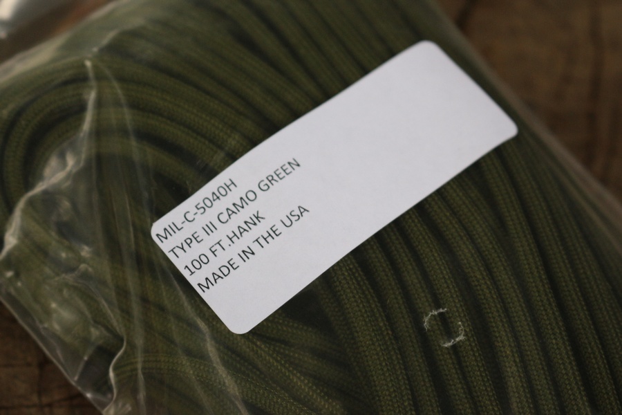 MIL SPEC Paracord OD Green 100FT photo