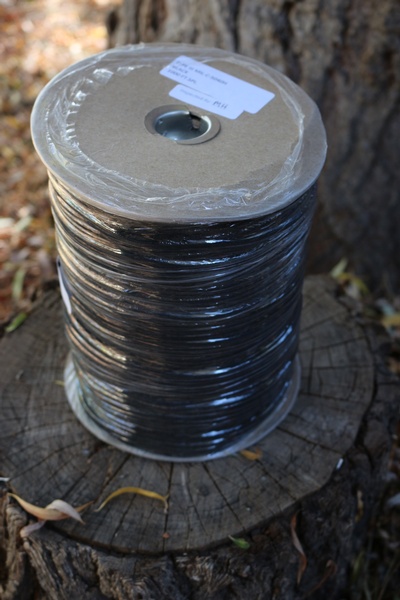 MIL SPEC Paracord BLACK 1000FT Spool photo