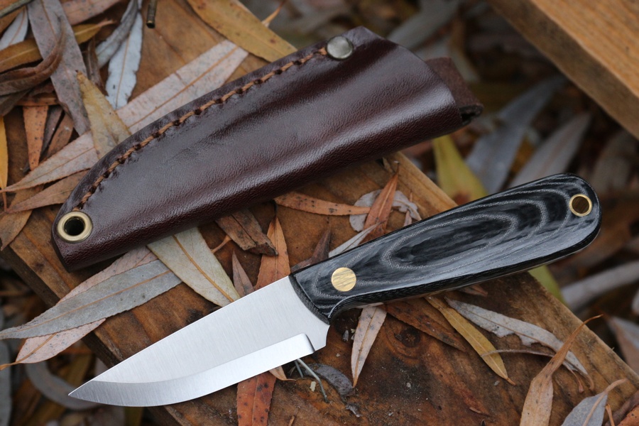 Brisa Necker Black Micarta Scandi photo