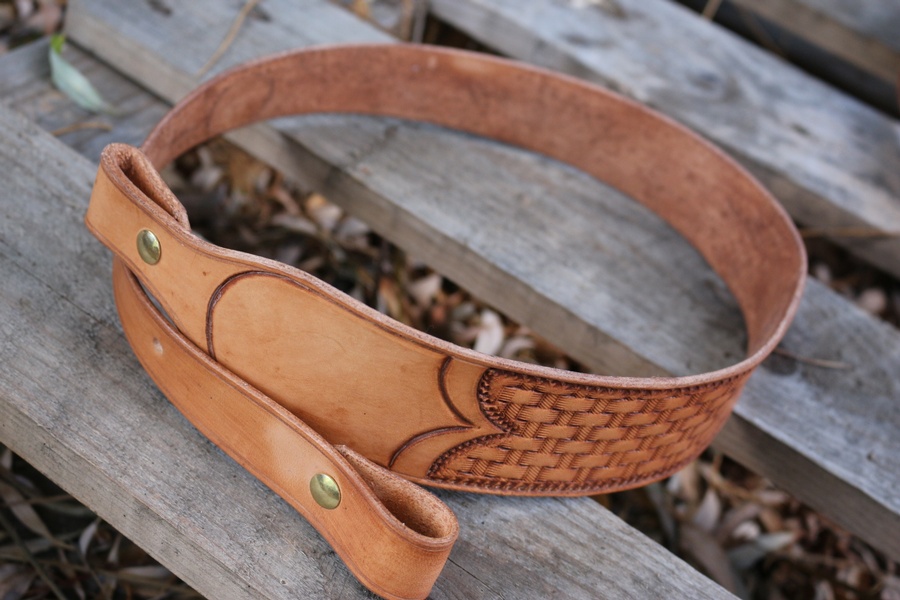 Canadian Made leather Rifle Sling