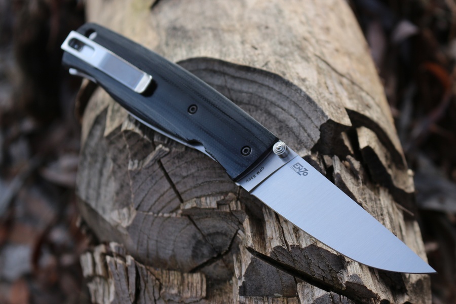 Brisa Birk 75 Folder S30V Black G10 photo