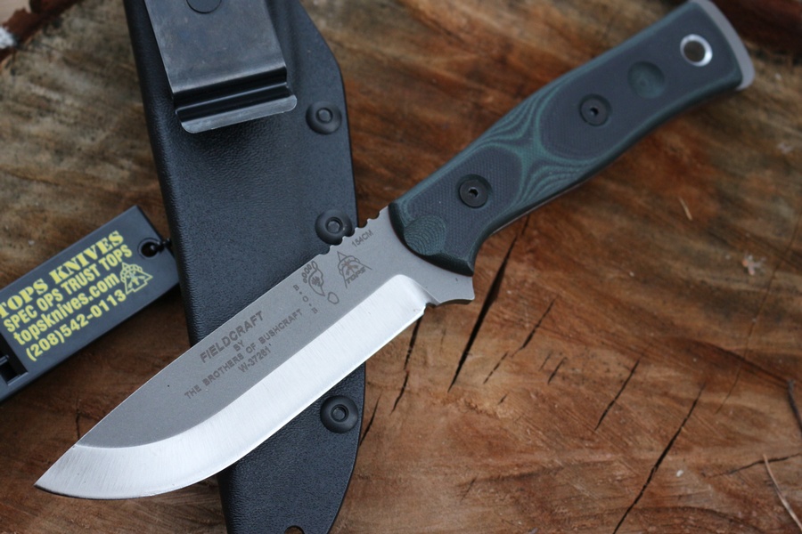 TOPS BOB 154CM Green Black G10 photo