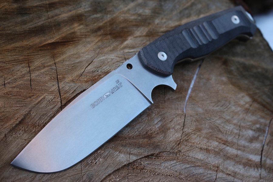 Viper Knives Borr Black Micarta handle photo