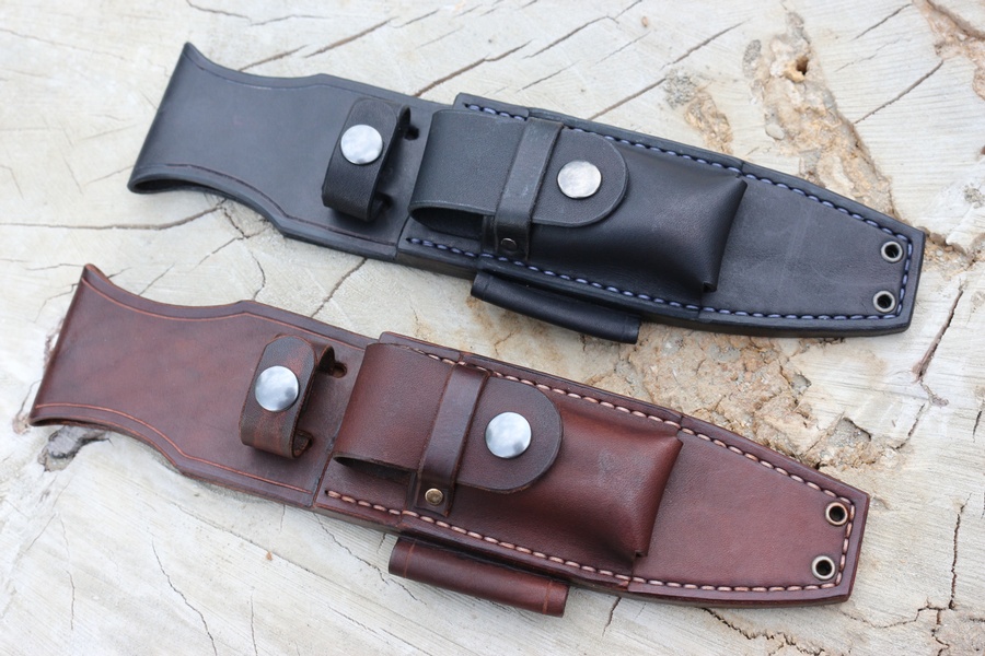 Bushcraft Leather Custom A1 PRO Sheath