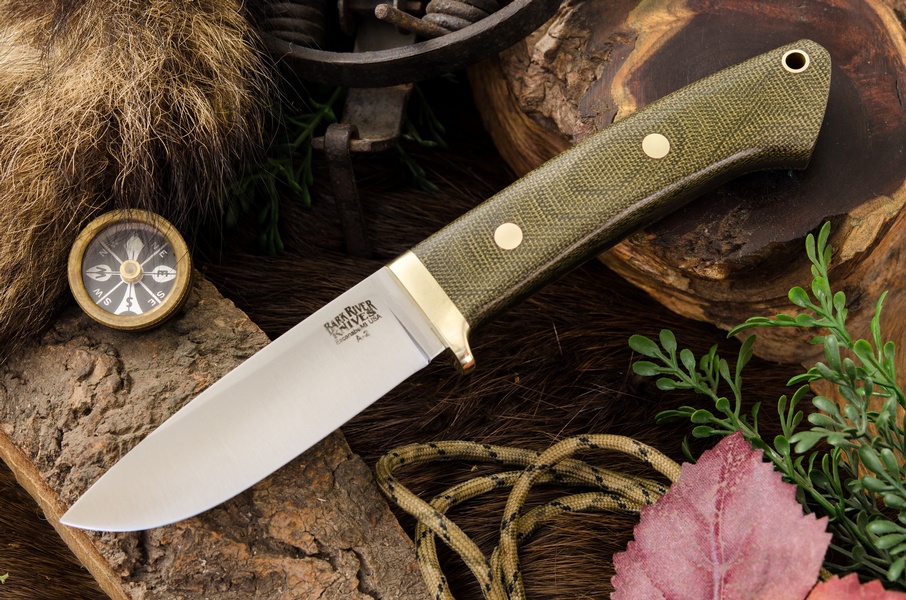 Barkriver Classic Drop Point Hunter A2 Green Canvas