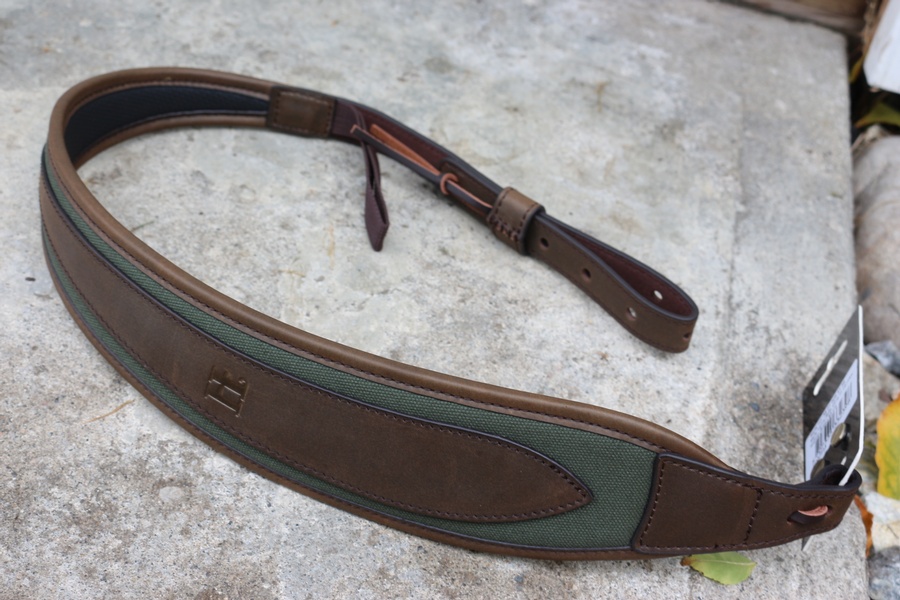 Harkila Luxury Leather and Canvas Rifle Sling