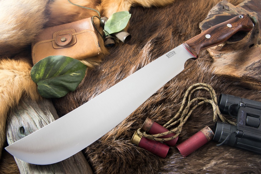Barkriver Bravo Machete CPM 1V Desert Ironwood Red Liners