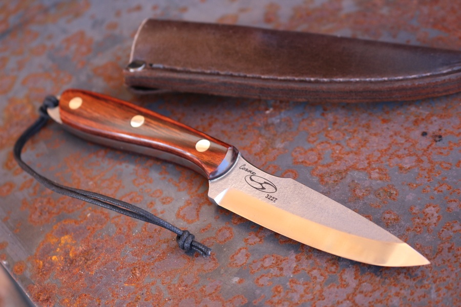 Cosmo Utility Bushcraft Knife 154CM Cocobolo photo