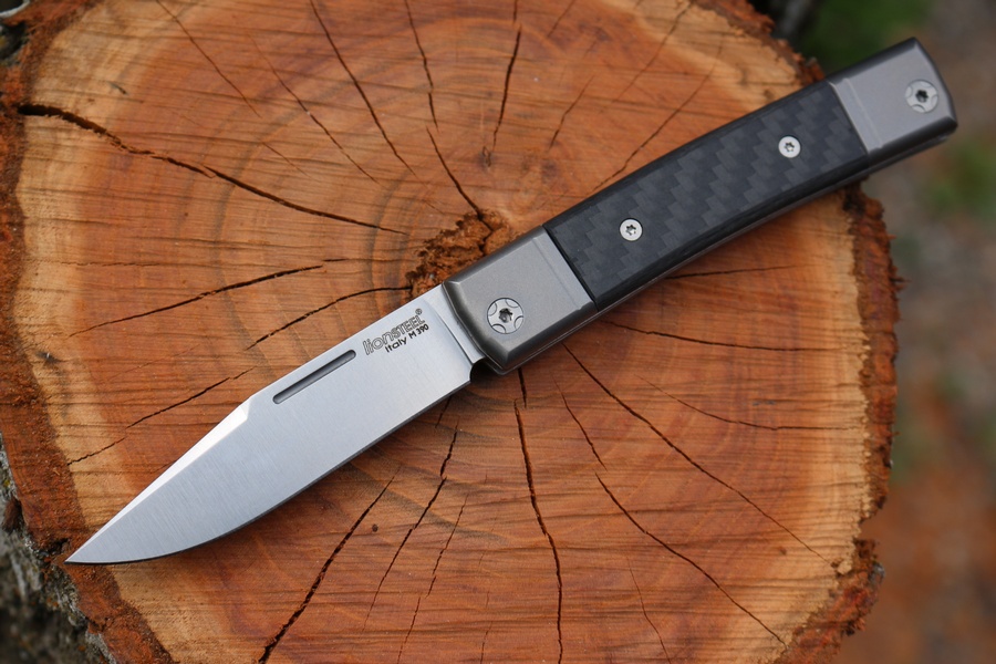 Lionsteel Bestman Carbon Fiber M390 Clip Point