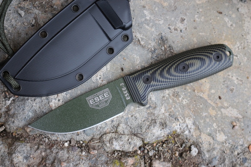 Esee 3PM Green/Black G10 photo