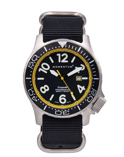 Momentum Torpedo Blast [44mm] - Yellow with NATO strap photo