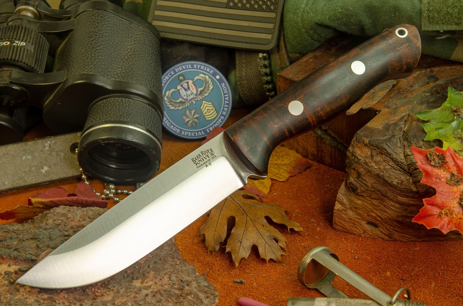 Bravo 1.25 A2 Dark Curly Maple Red Liners Rampless #1 photo