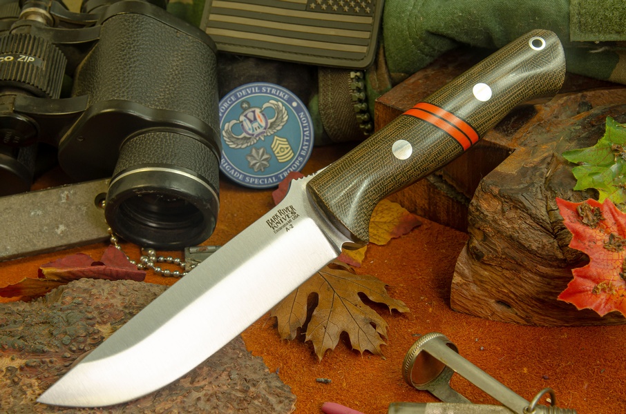 Bravo 1.25 A2 Green Canvas Double Orange Spacers Ramped