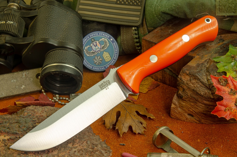 Bravo 1.25 A2 Blaze Orange G10 Black Liner Ramped