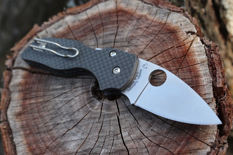 Spyderco Lil' Native CPM S90V Carbon Fiber Sprint Run