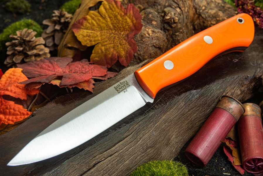 Barkriver Knives Aurora A2 Blaze Orange G10