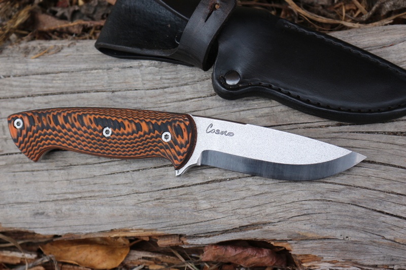 Cosmo Bushcraft 154CM in Suretouch Orange and Black photo