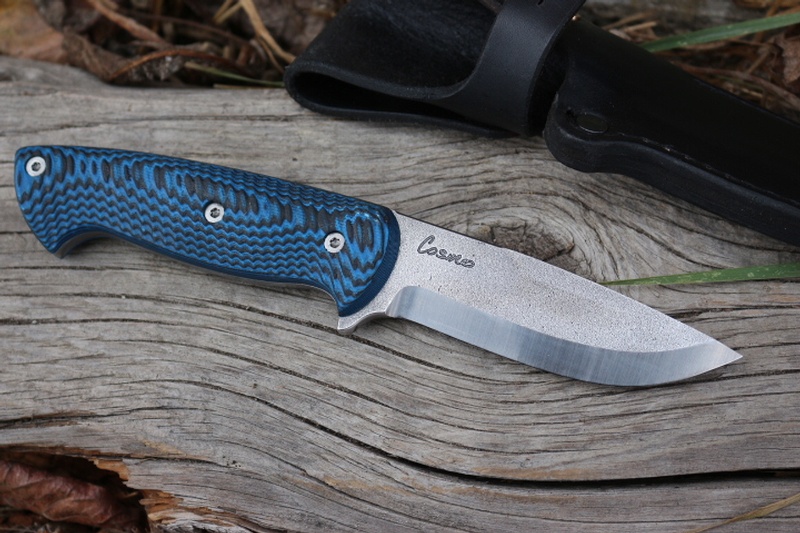 Cosmo Bushcraft 154CM in Suretouch Blue and Black photo