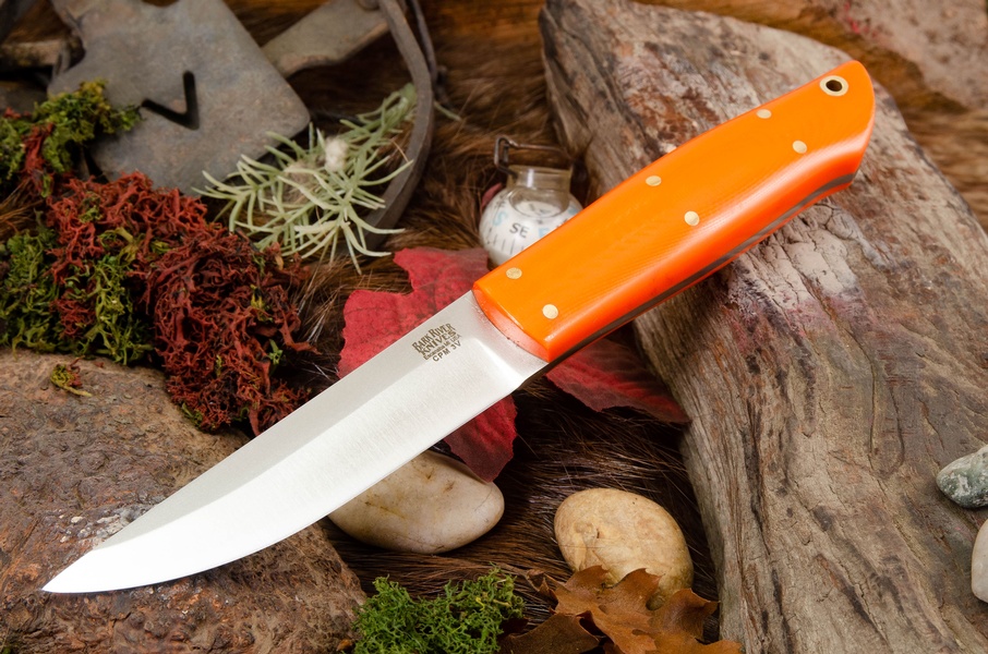 Barkriver Puukko 3V Blaze Orange G10
