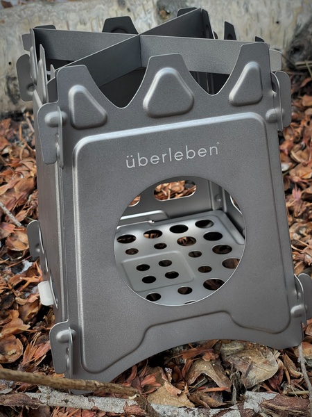 Uberleben Stoker Flatpack Stove (Titanium)