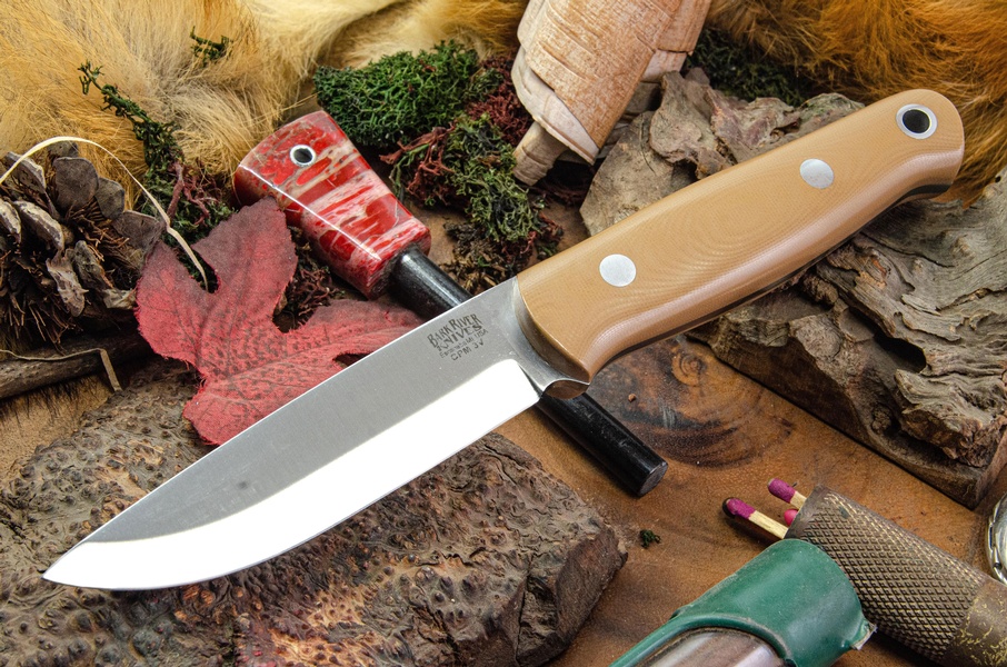 Barkriver Bushcrafter 2 CPM Coyote Brown G10 photo