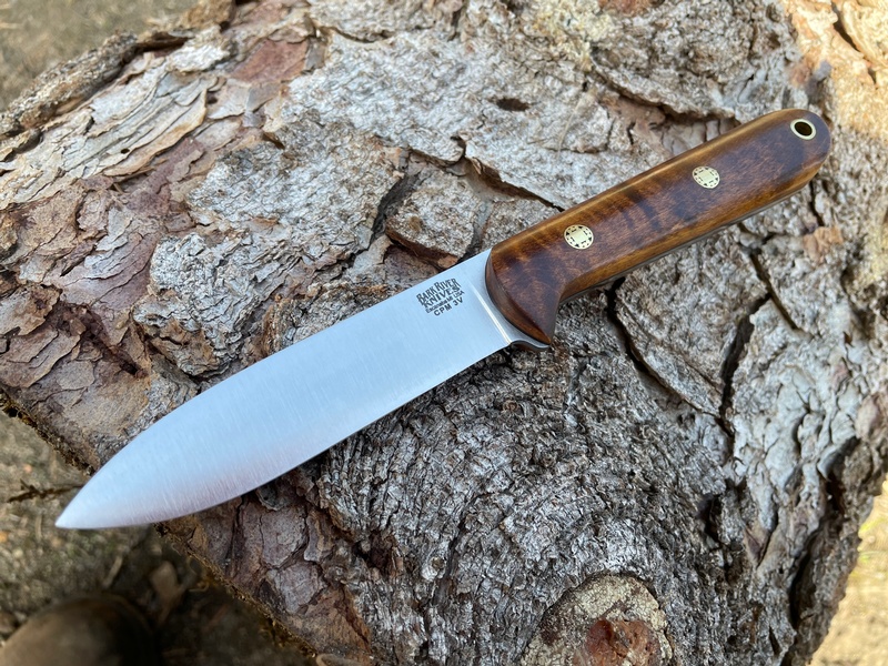 Barkriver Mini Kephart 3V Dark Curly Maple Black Liner Mosaics #2 photo