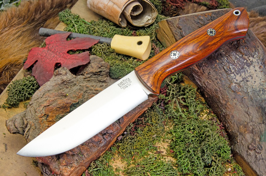 Barkriver knives Bravo 1.25 LT 3V Desert Ironwood red Liner Rampless #2 photo
