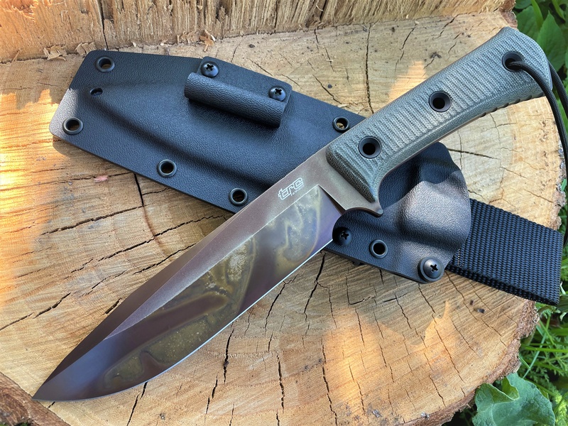 TRC Apocalypse Elmax Green Micarta APOC #3083 photo