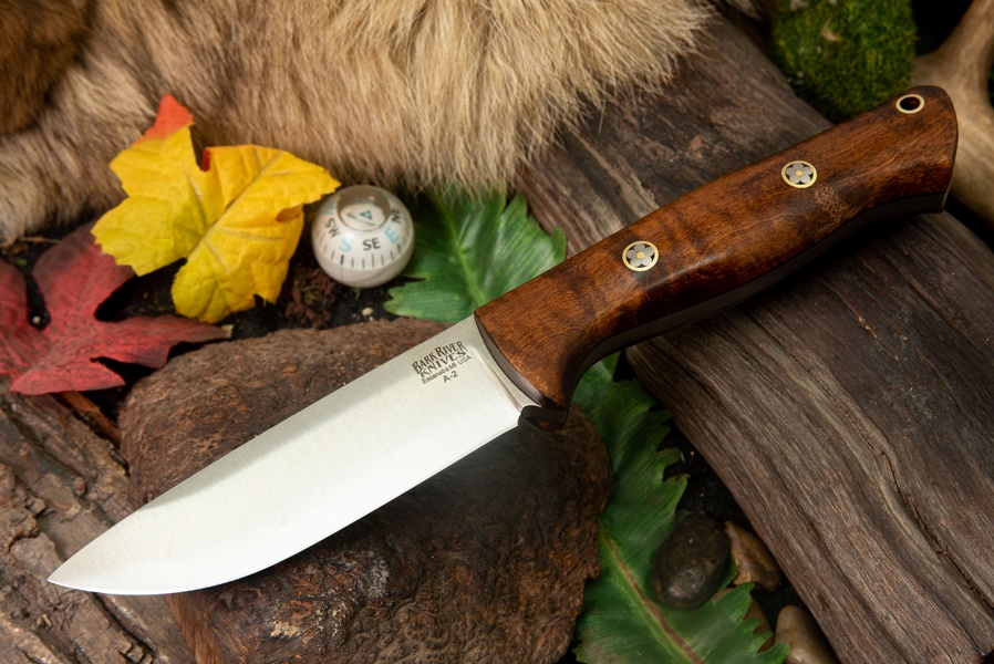 Barkriver Bravo 1 A2 Dark Curly Maple Black liner Mosaics Rampless #2 photo