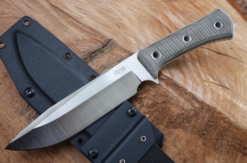 TRC Apocalypse Elmax Satin Black Micarta #3559 photo