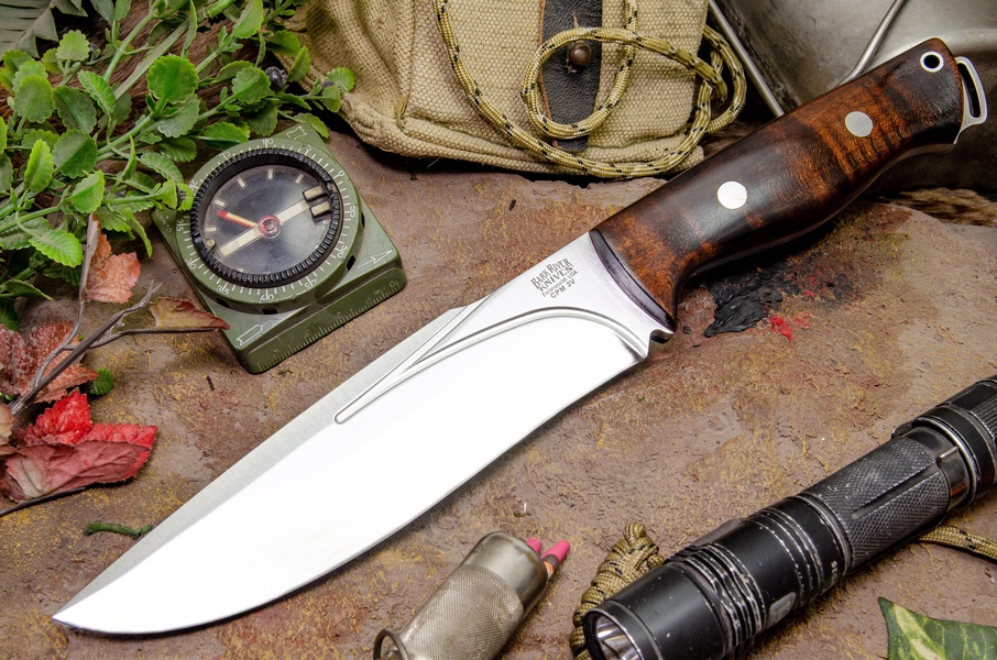 Barkriver Strike Force 2 3V Dark Curly Maple Red Liners #2 photo