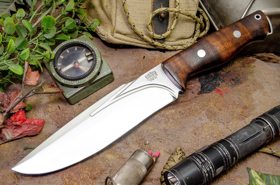 Barkriver Strike Force 2 3V Dark Curly Maple Red Liners #3 photo