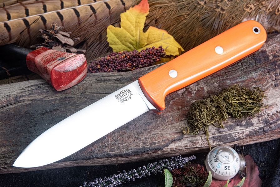 Barkriver Kephart 4 CPM 3V Blaze Orange G10 Black Liner