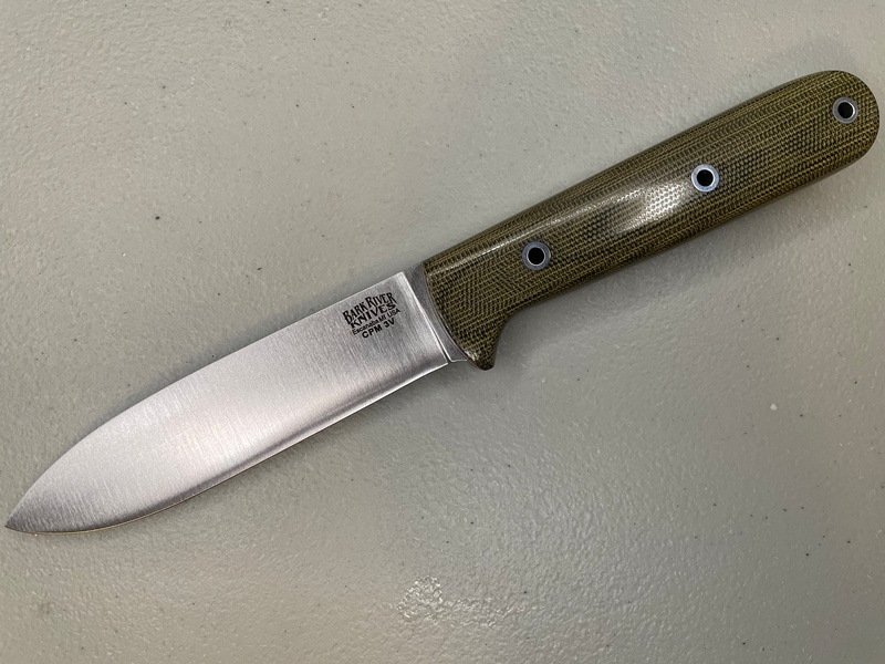 Barkriver Kephart 4 CPM 3V Green Canvas Red Liner Hollow Pins