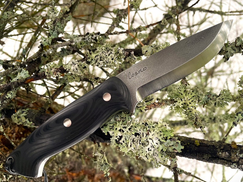 Cosmo Bushcraft 154CM Black Suregrip photo