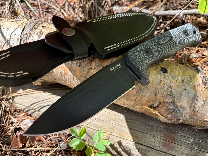 Lionsteel T5 Black Micarta Black Blade photo