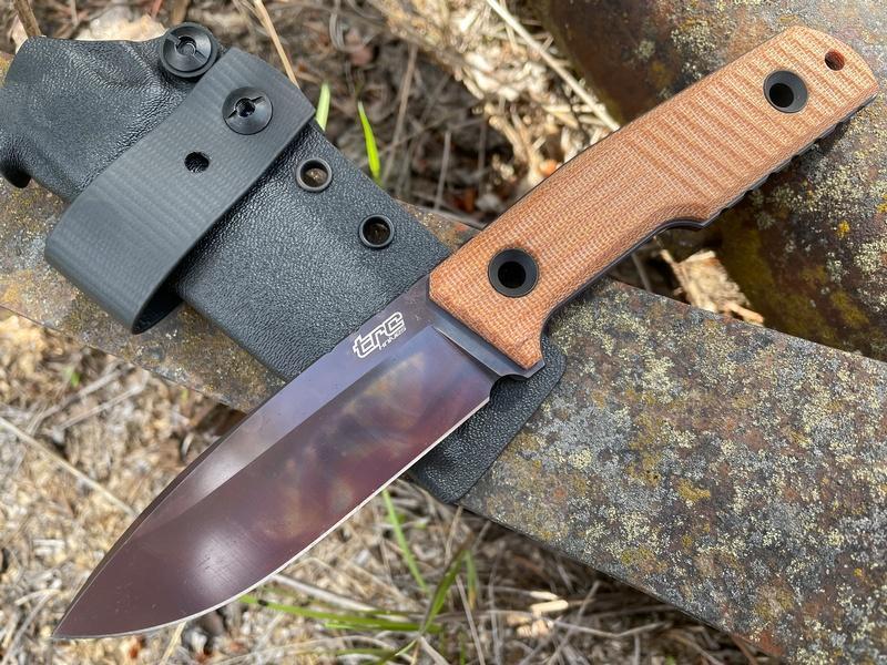 TRC Urban Tactical Elmax Natural Canvas Micarta Apocalypse #139 photo