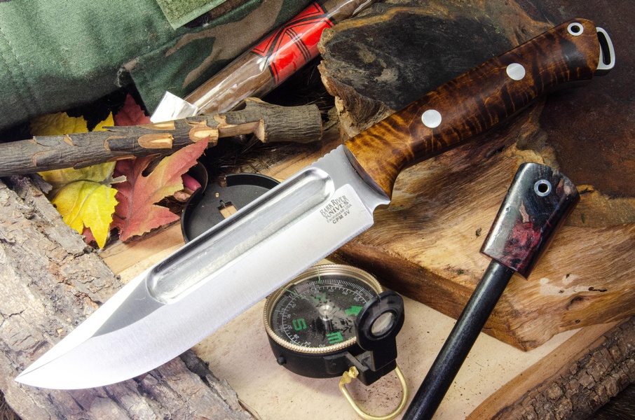 Barkriver Squad leader 2 3V Dark Curly Maple Black liner #1