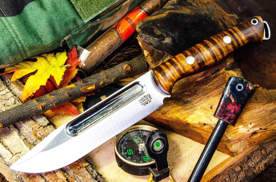 Barkriver Squad leader 2 3V Dark Curly Maple Black liner #2 photo