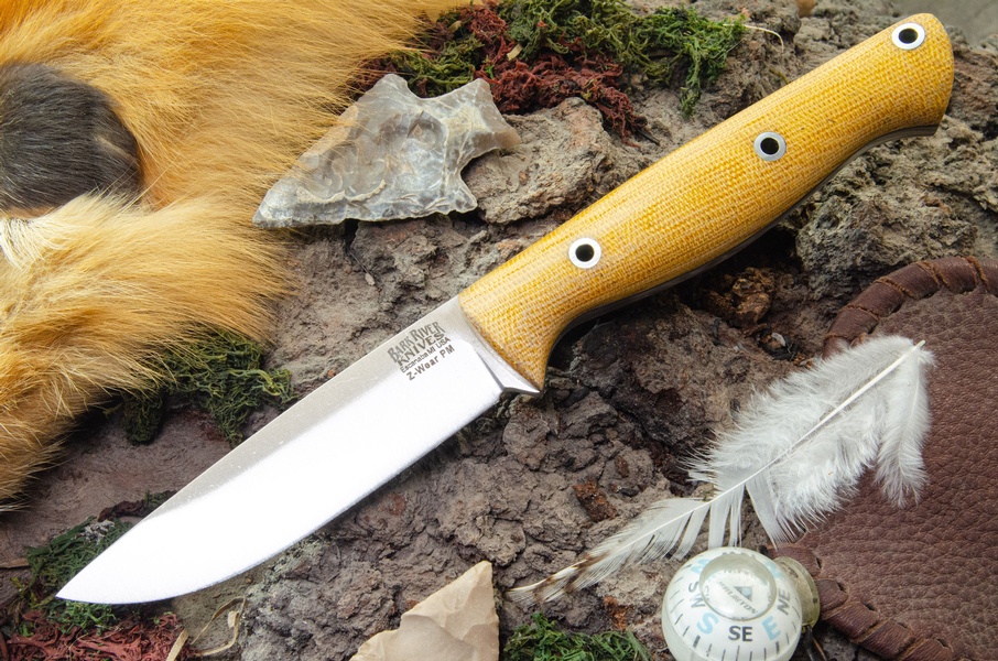 Barkriver Gunny Hunter Z-Wear Natural canvas Black liners Hollow Pins