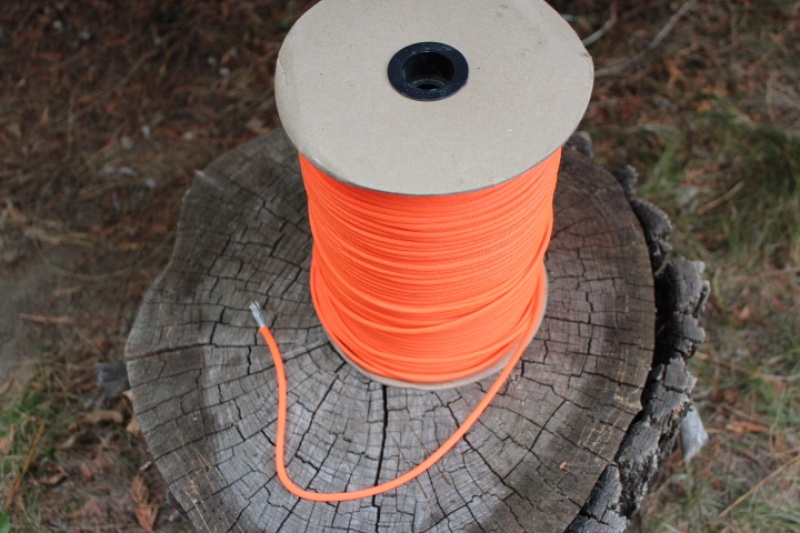 Paracord Commercial 550 Safety orange 100 ft photo