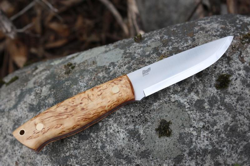 Brisa Trapper Curly Birch ELMAX Scandi with Firesteel 