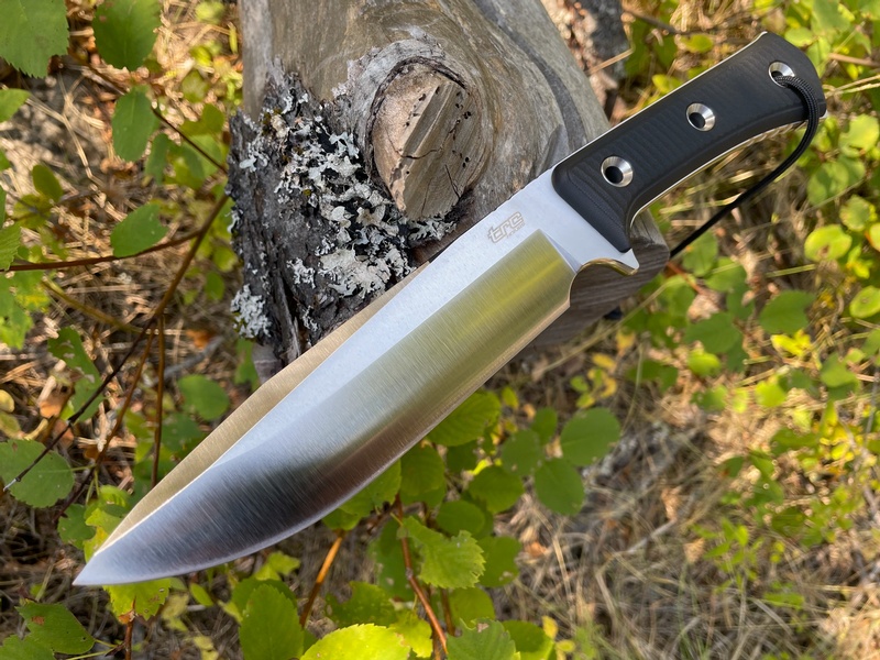 TRC APOCALYPSE CONVEX GRIND ELMAX Satin Black G-10 #105 photo