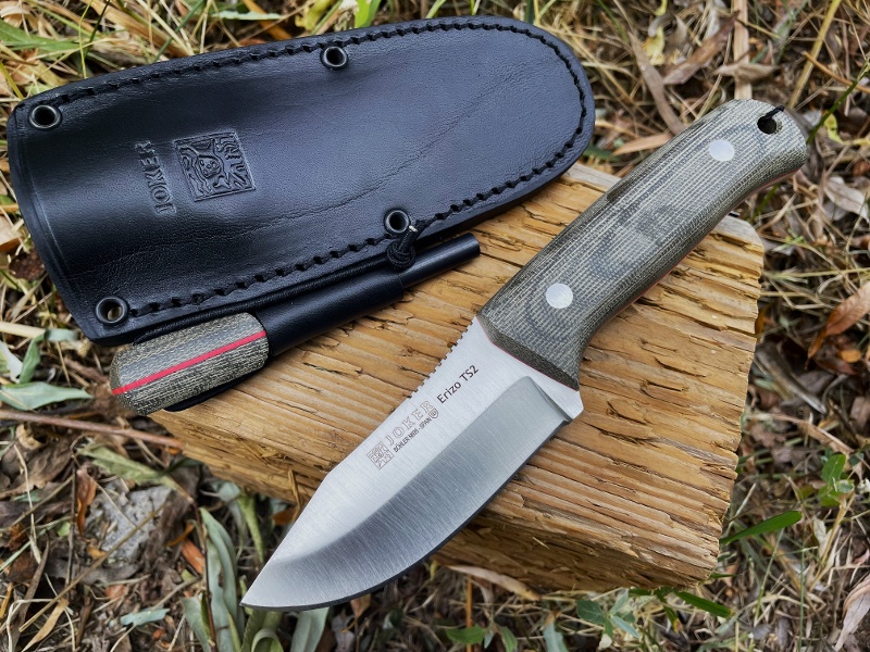 Joker Erizo TS2 Green Canvas with Firesteel 