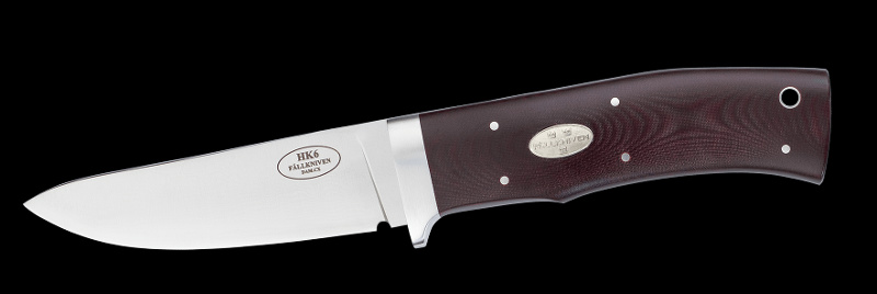 Fallkniven HK6 Cowry X Damascus Maroon Micarta 