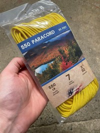 Paracord Commercial Yellow 50ft Photo